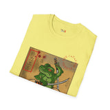 Samurai Toad Warrior Japanese Samurai T Shirt, Asian Graphic Tee, Bushido Warrior Shirt