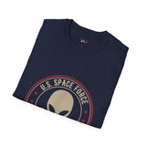 Space Force Liaison Officer Alien T Shirt for Men/Women, Funny UFO Shirt, Sci Fi Graphic Tee