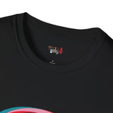 Neon Glitch Alien T Shirt for Men/Women, Funny UFO Shirt, Sci Fi Graphic Tee