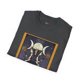 XVIII The Moon Goddess Hecate Tarot Card T Shirt, Mystic Graphic Tee, Spiritual Shirt