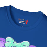 Purple Heart Eye Teddy Bear T-shirt