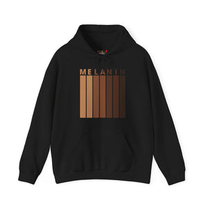 Melanin Vertical Stripes Heavy Blend Hoodie