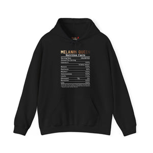 Melanin Queen Nutrition Facts Magic Heavy Blend Unisex Hoodie