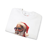 Black Santa 3 Unisex Heavy Blend™ Crewneck Sweatshirt