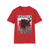 Catzilla Funny T Shirt Relatable Meme Tee Sarcastic Humor Graphic Shirt