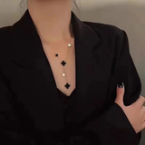 Drop Clover Necklace
