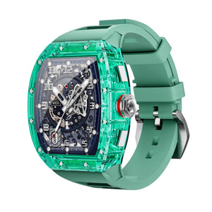 Luxury Skeleton Skull Watch Men’s Automatic Mechanical Wristwatch