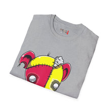 Load image into Gallery viewer, Red &amp; Yellow Teddy Bear Unisex Softstyle T-Shirt
