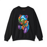 Sad Patched Teddy Bear Sweatshirt