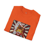 TIger Samurai Warrior Japanese Samurai T Shirt, Asian Graphic Tee, Bushido Warrior Shirt