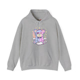 Pink Blue Pastel Teddy Bear Hoodie