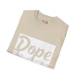 Dope Black Dad Unisex Softstyle T-Shirt