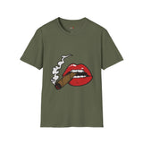 Smoking The Blunt Funny Weed T Shirt, Cannabis Graphic Tee, 420 Stoner Shirt