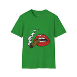 Smoking The Blunt Funny Weed T Shirt, Cannabis Graphic Tee, 420 Stoner Shirt