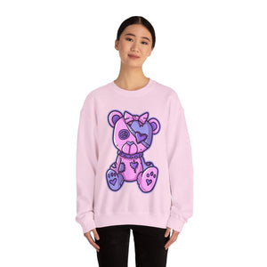 Button Eye Teddy Bear Sweatshirt