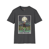 The Moon XVIII Tarot Card T Shirt, Mystic Graphic Tee, Spiritual Shirt