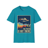 The Truth Is Out There Vintage Alien T Shirt, Retro UFO Graphic Tee, Space Streetwear Shirt