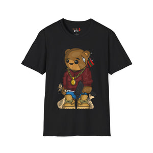 Drippy Bear Unisex Softstyle T-Shirt