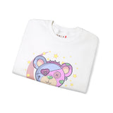 Pink Blue Pastel Teddy Bear Sweatshirt