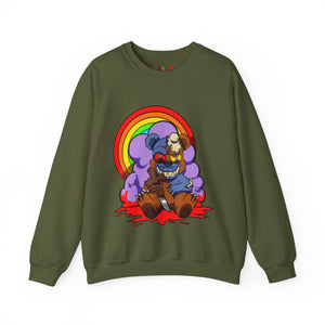 Bloody Knife Teddy Bear Sweatshirt