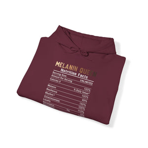 Melanin Queen Nutrition Facts Magic Heavy Blend Unisex Hoodie