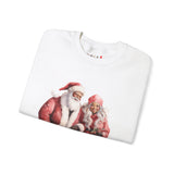 Black Santa 15 Unisex Heavy Blend™ Crewneck Sweatshirt