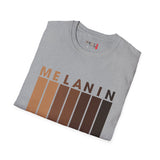 Melanin Vertical Stripes Unisex Softstyle T-Shirt