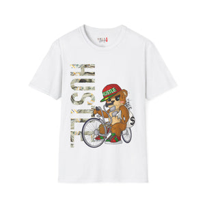 Hustle Bear Unisex Softstyle T-Shirt