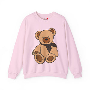 Brown Scarf Teddy Bear Sweatshirt