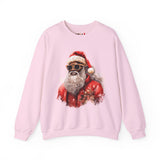 Black Santa 2 Unisex Heavy Blend™ Crewneck Sweatshirt