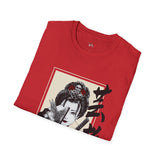 Warrior Fem Japanese Samurai T Shirt, Asian Graphic Tee, Bushido Warrior Shirt