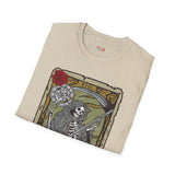 XIII Death Grim Reaper Tarot Card T Shirt, Mystic Graphic Tee, Spiritual Shirt