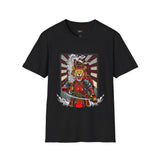 TIger Samurai Warrior Japanese Samurai T Shirt, Asian Graphic Tee, Bushido Warrior Shirt