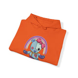 Rainbow Missing Eye Teddy Bear Hoodie