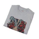 Dueling Samurai Warriors Japanese Samurai T Shirt, Asian Graphic Tee, Bushido Warrior Shirt