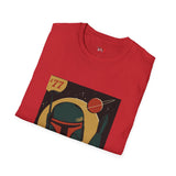 77 Bounty Hunter Blaster Retro Space T Shirt, Vintage Sci Fi Graphic Tee, Galaxy Shirt