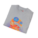 Zipper Mouth Teddy Bear Unisex Softstyle T-Shirt