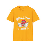 Rolling Stoned Funny Weed T Shirt, Cannabis Graphic Tee, 420 Stoner Shirt