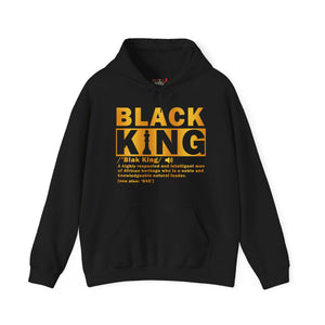 Black King Heavy Blend Unisex Hoodie