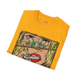 Roll Lick Smoke Funny Weed T Shirt, Cannabis Graphic Tee, 420 Stoner Shirt