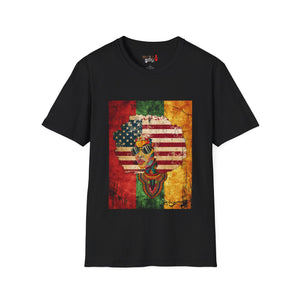 Afro American Queen Unisex Softstyle T-Shirt