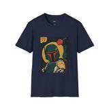77 Bounty Hunter Blaster Retro Space T Shirt, Vintage Sci Fi Graphic Tee, Galaxy Shirt