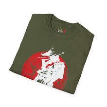 Load image into Gallery viewer, Red Moon Samurai Unisex Softstyle T-Shirt
