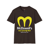 McDowell's Funny T Shirt Relatable Meme Tee Sarcastic Humor Graphic Shirt