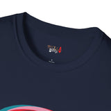 Neon Glitch Alien T Shirt for Men/Women, Funny UFO Shirt, Sci Fi Graphic Tee