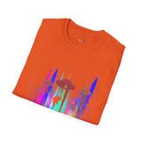 Dino Abduction Alien T Shirt for Men/Women, Funny UFO Shirt, Sci Fi Graphic Tee