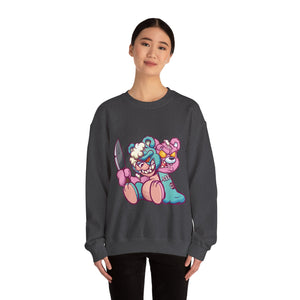 Two Headed Knife Teddy Bear Sweatshirt