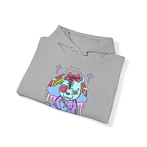 Stitched Eyes Teddy Bear Hoodie