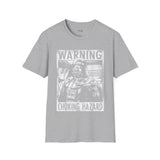 Warning Choking Hazard Retro Space T Shirt, Vintage Sci Fi Graphic Tee, Galaxy Shirt