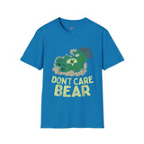 Bear Don't Care Funny Weed T Shirt, Cannabis Graphic Tee, 420 Stoner Shirt